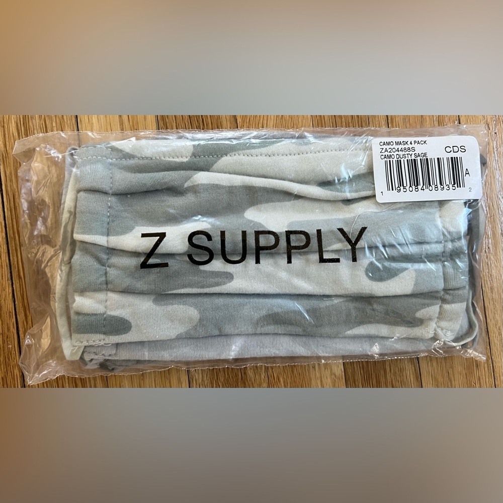 NWT Z Supply Cotton Masks (4 Pack)